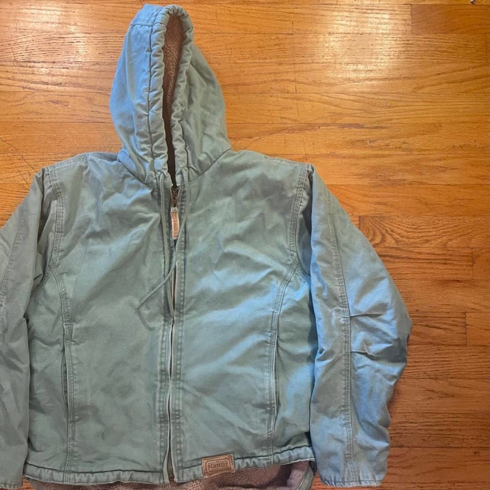 Schmidt Workwear Mint Hooded Jacket Women's Large